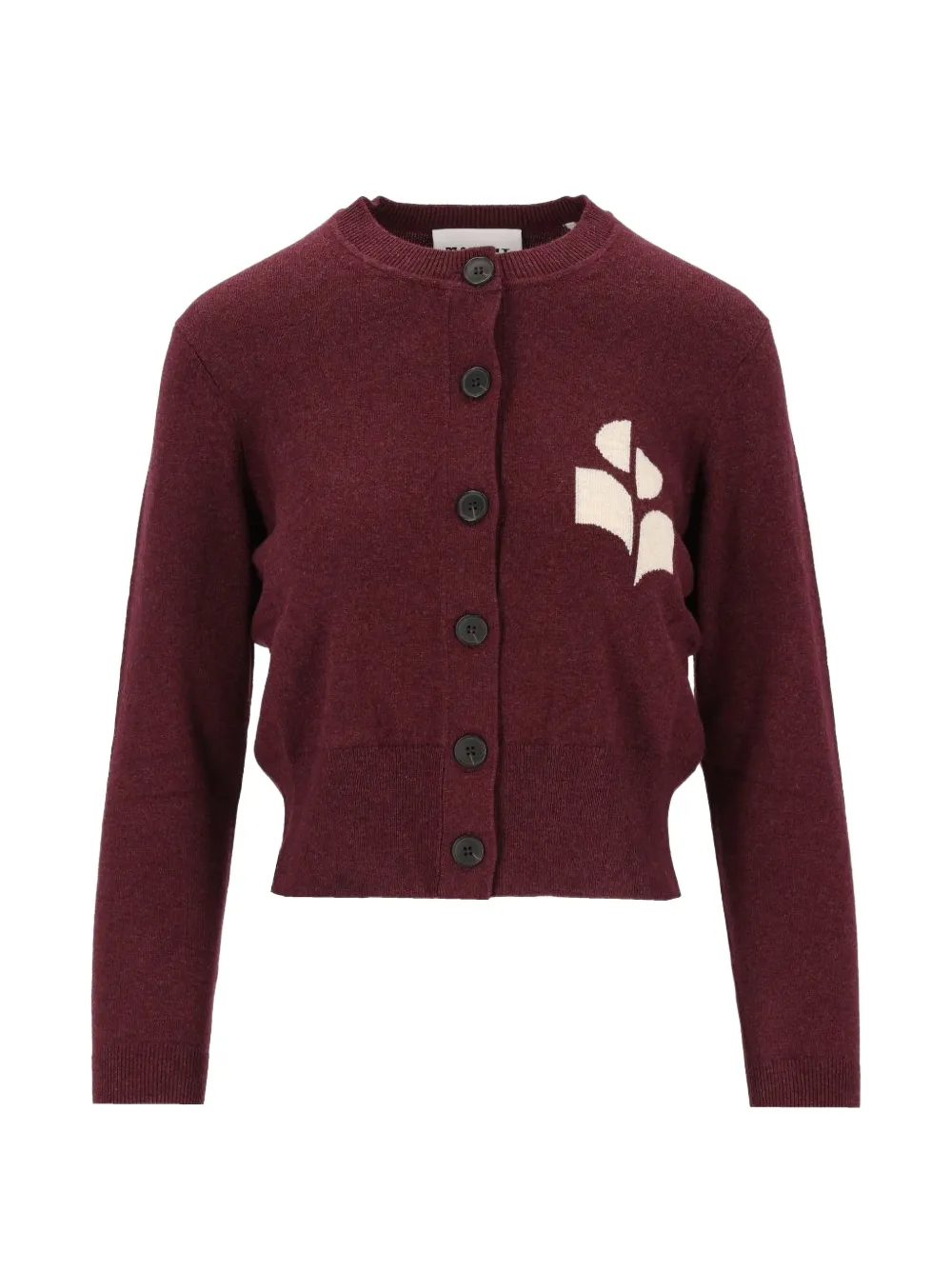 MARANT ÉTOILE logo-intarsia cardigan