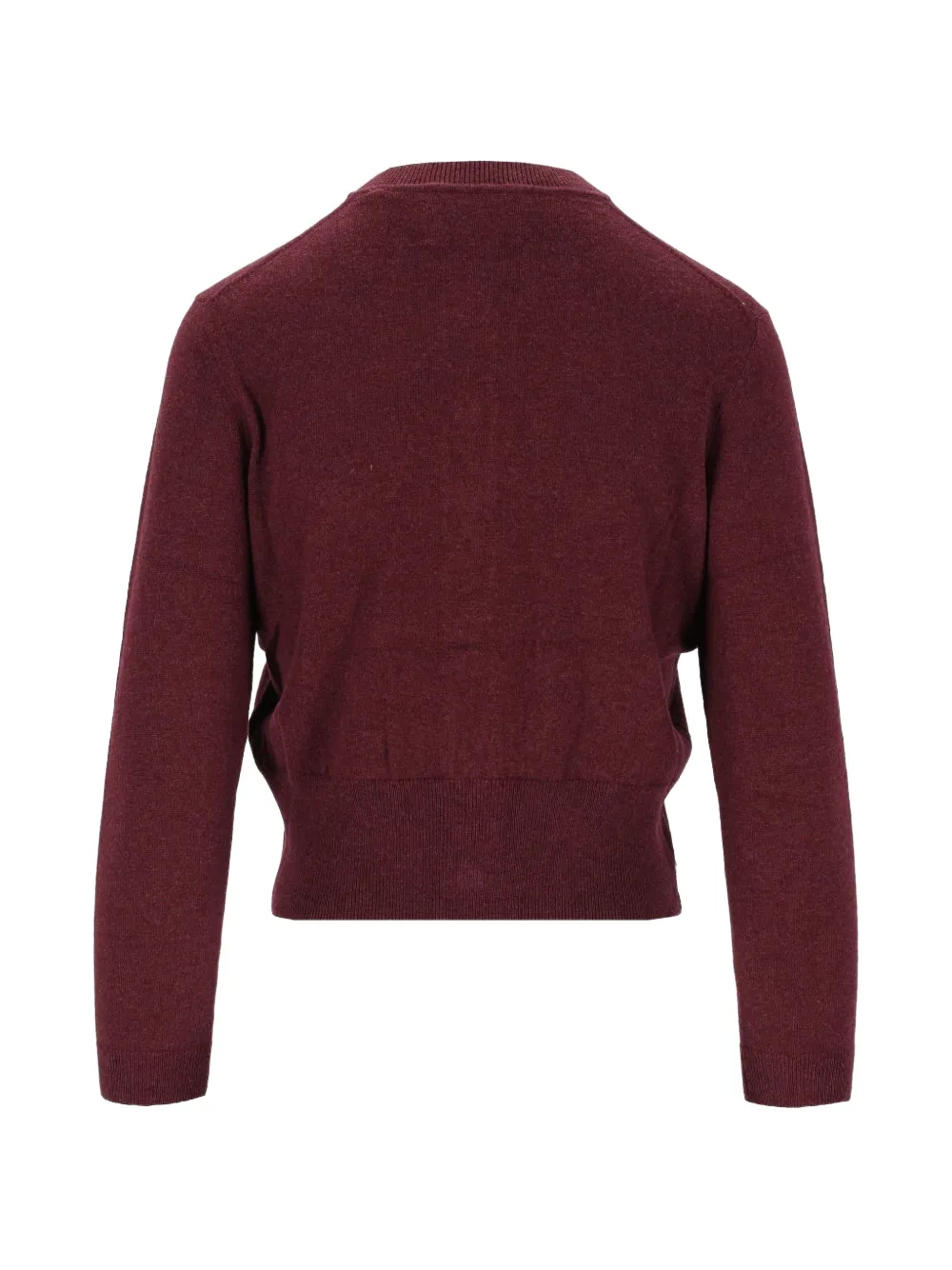 MARANT ÉTOILE Intarsia vest met logo Rood