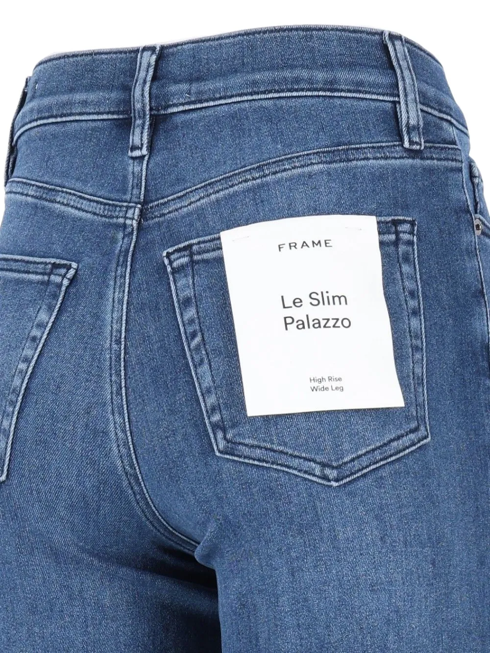 FRAME Slim-fit jeans Blauw