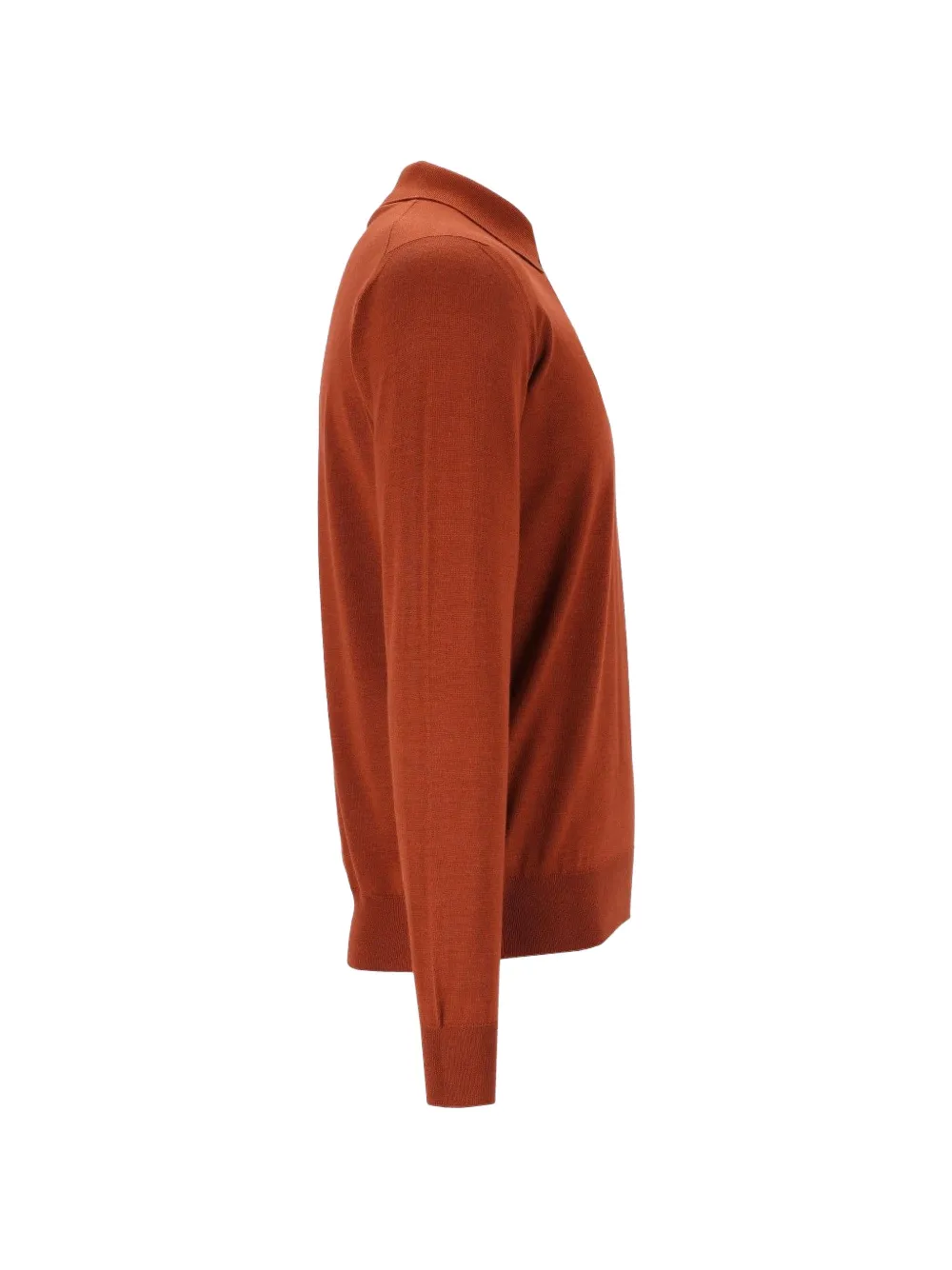 Fedeli Poloshirt met lange mouwen Oranje