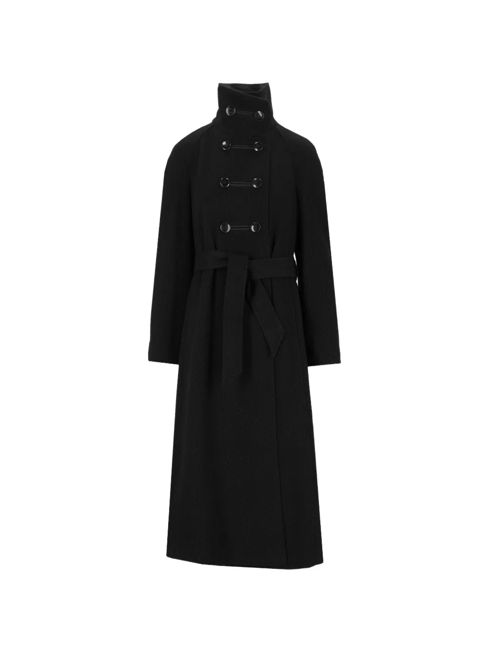 Emporio Armani double-breasted belted coat · 42