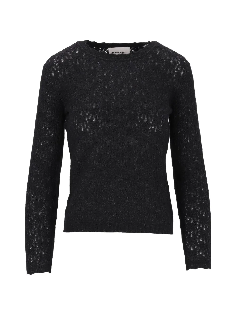 MARANT ÉTOILE Obeline pointelle-knit sweater