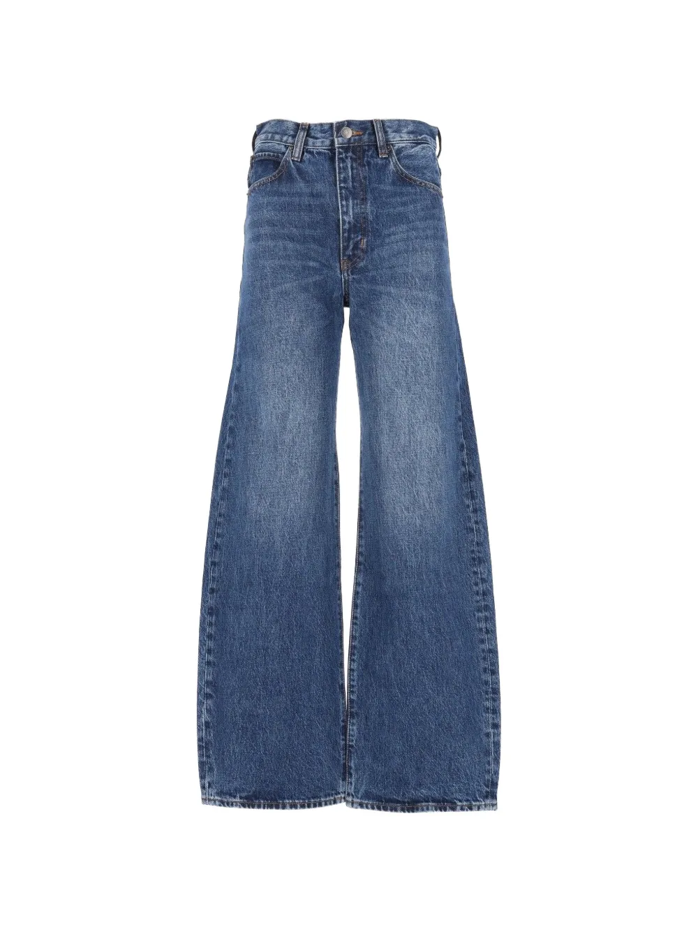 FRAME Bow wide-leg jeans