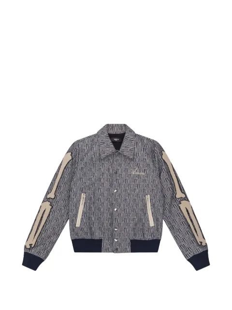 AMIRI jacquard Bones bomber jacket