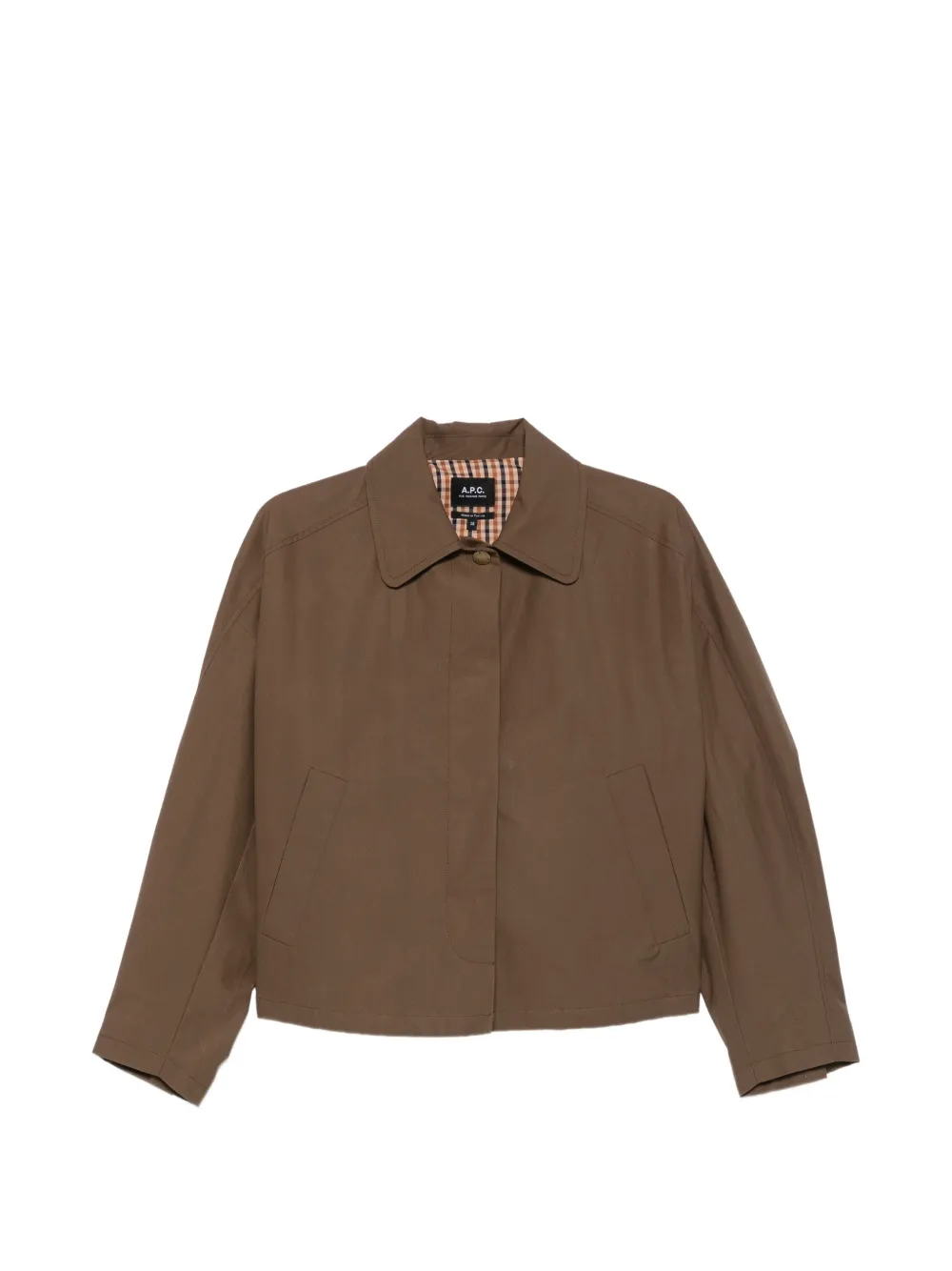A.P.C. logo-button jacket | Green | Image 1