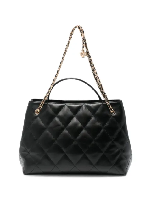 Tory Burch Fleming Carryal quilted-leather tote bag