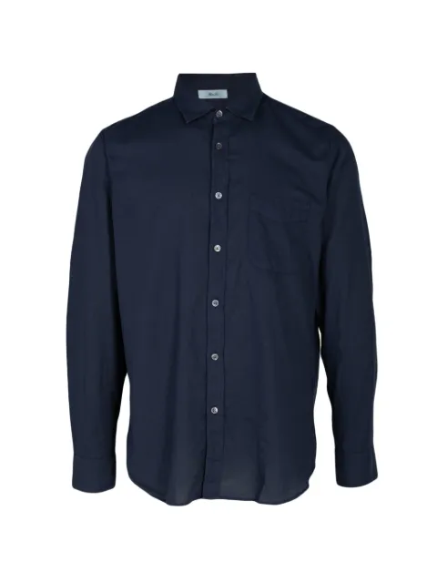 HARTFORD camisa manga larga con bolsillo en el pecho