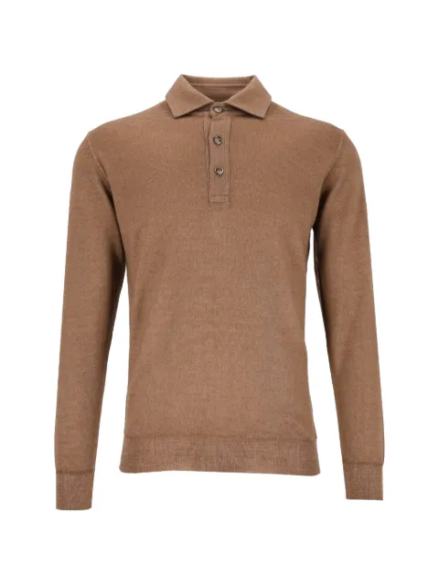 Fedeli fine-knit polo sweater