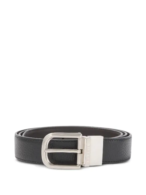 Lardini cinturón de piel texturizada