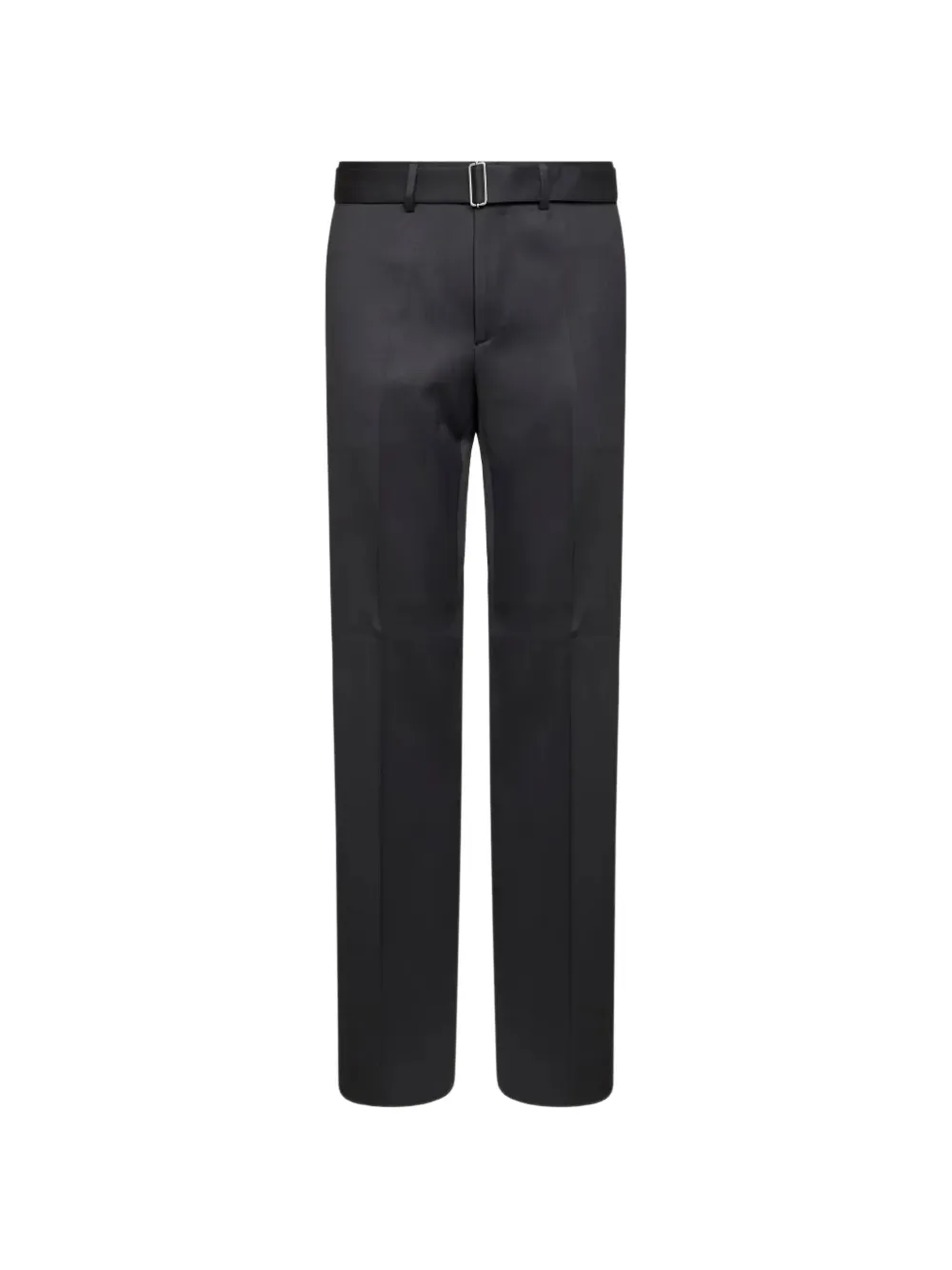 Lardini belted pressed-crease trousers
