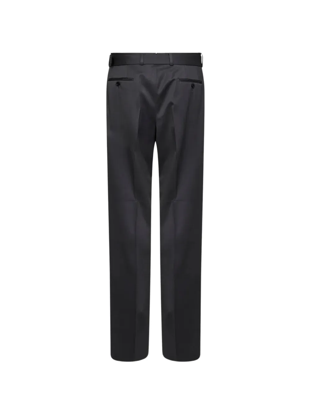 Lardini Geplooide broek met ceintuur Grijs