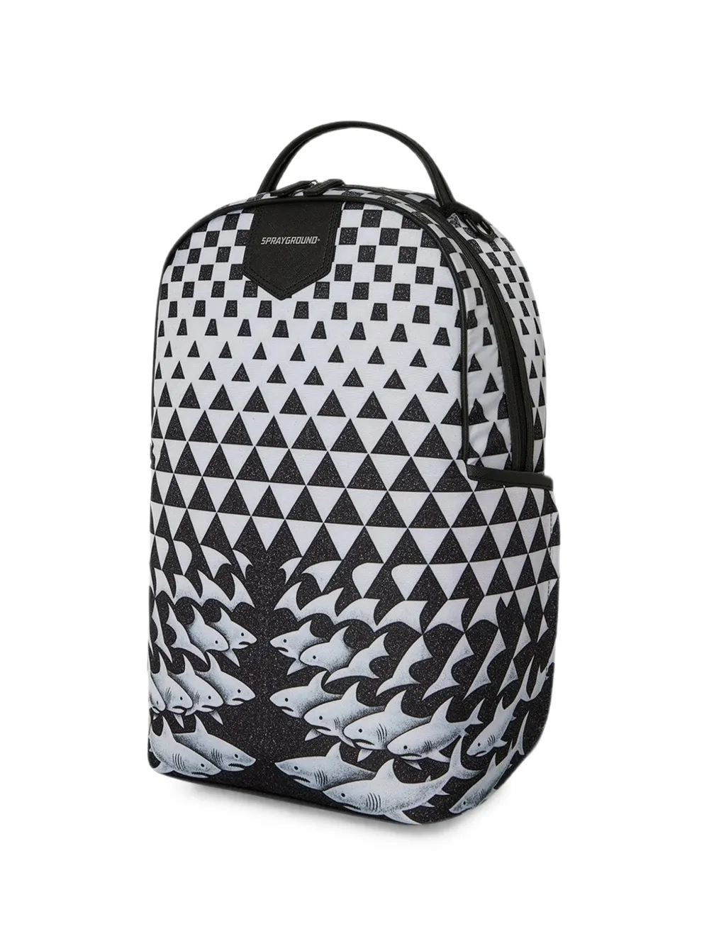 Sprayground Illusion Fusion Shark rugzak Wit