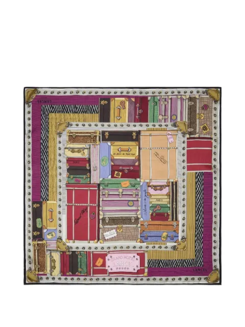 Lancel patterned scarf