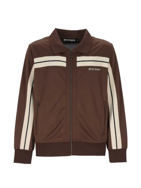 Palm Angels logo-print side-stripe jacket