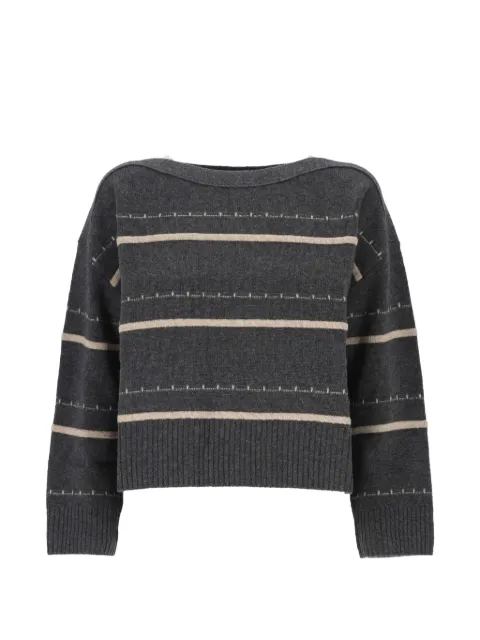 Pennyblack striped boat-neck sweater