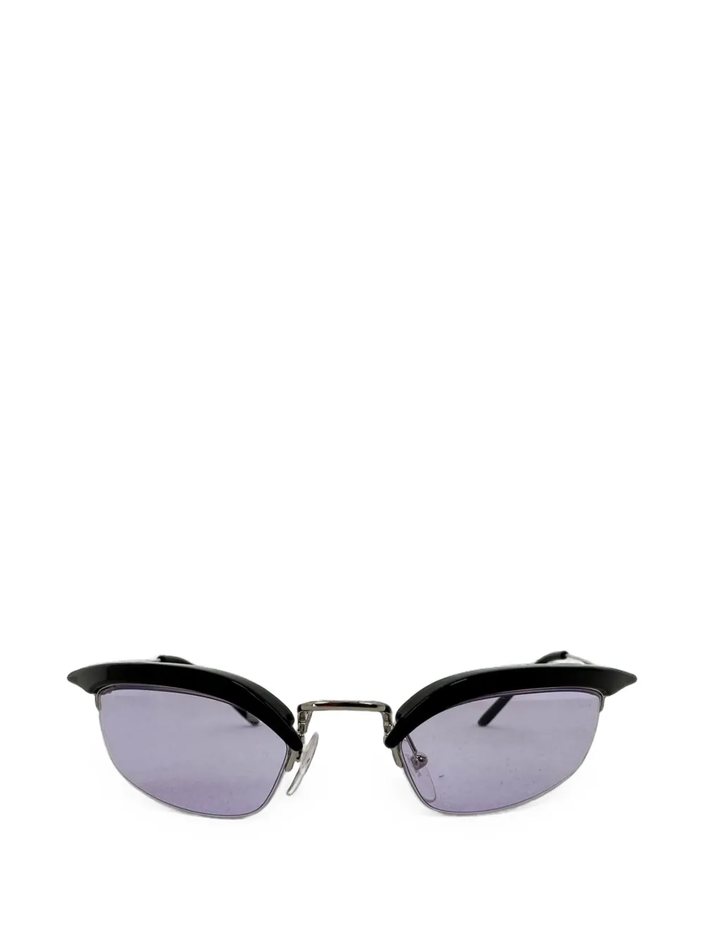 Prada Pre-Owned cat-eye sunglasses - Nero