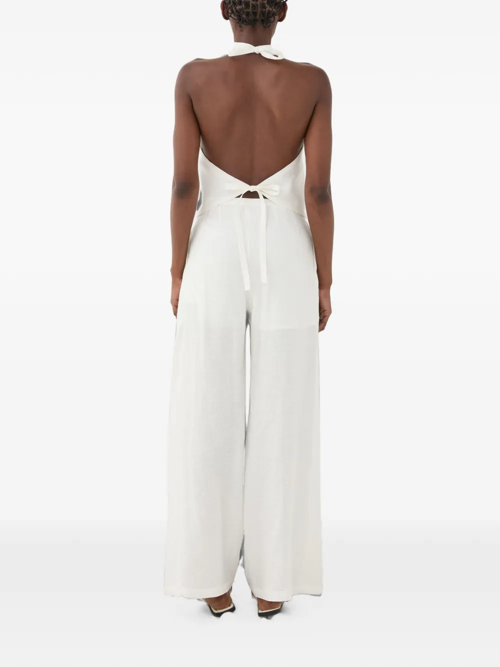 Eleh Broek met striksluiting Wit