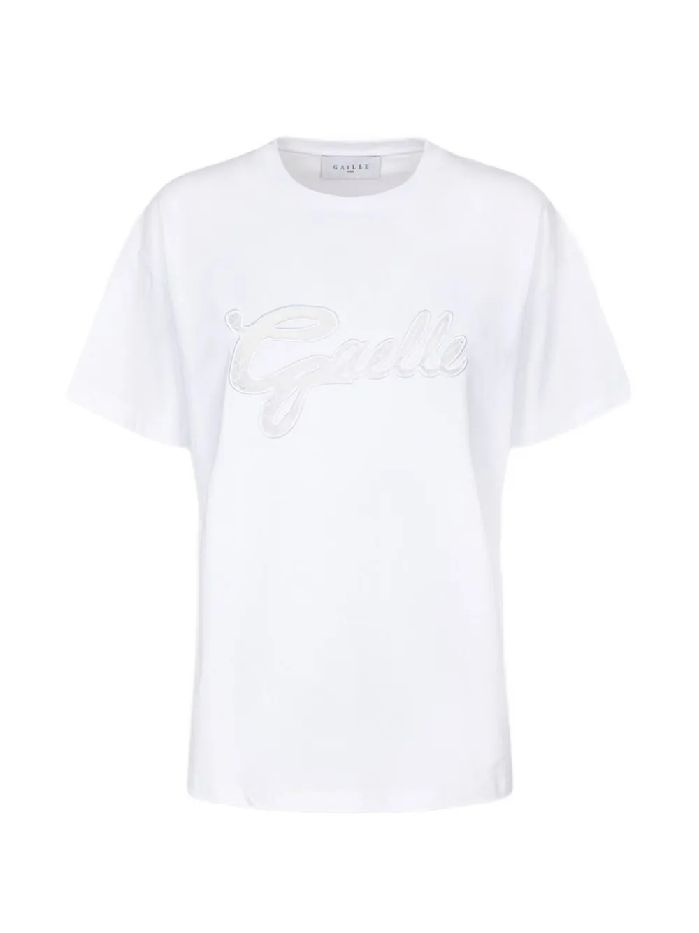 Gaëlle Paris logo-embroidered T-shirt