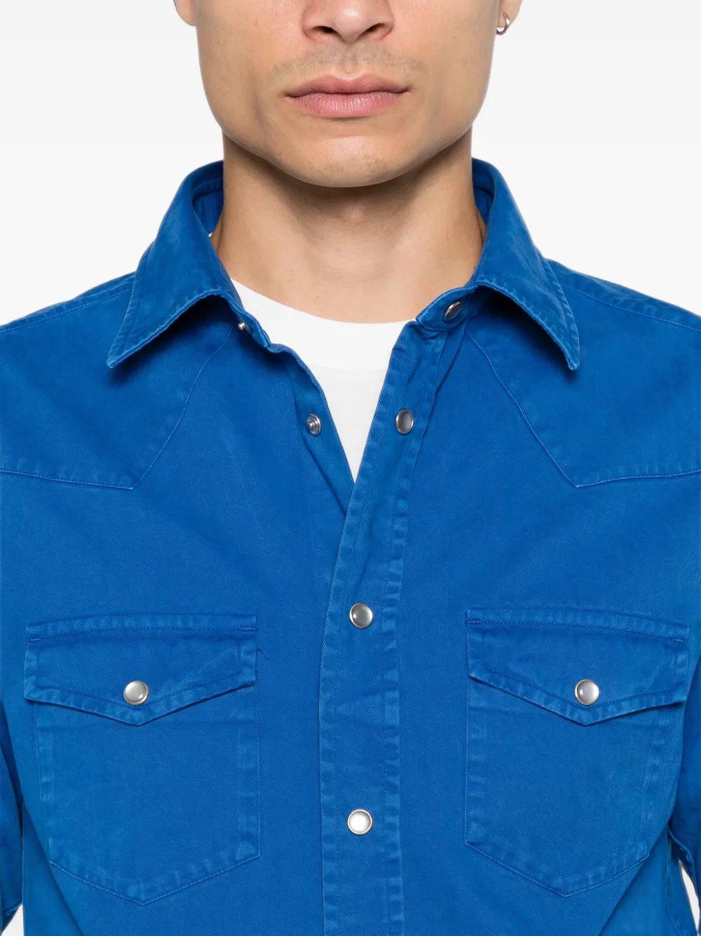 TOM FORD Denim overhemd Blauw