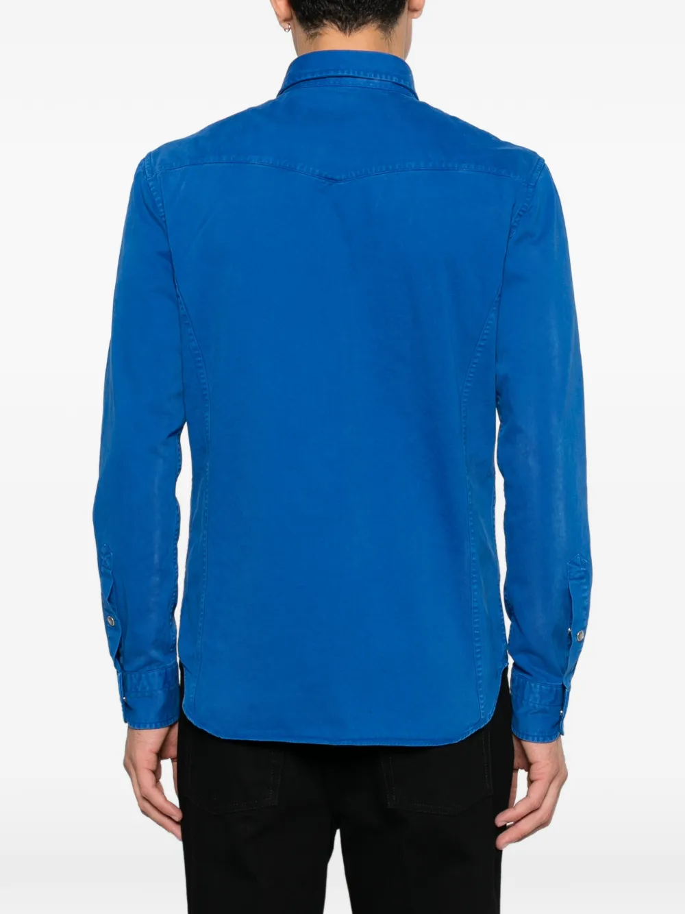 TOM FORD Denim overhemd Blauw