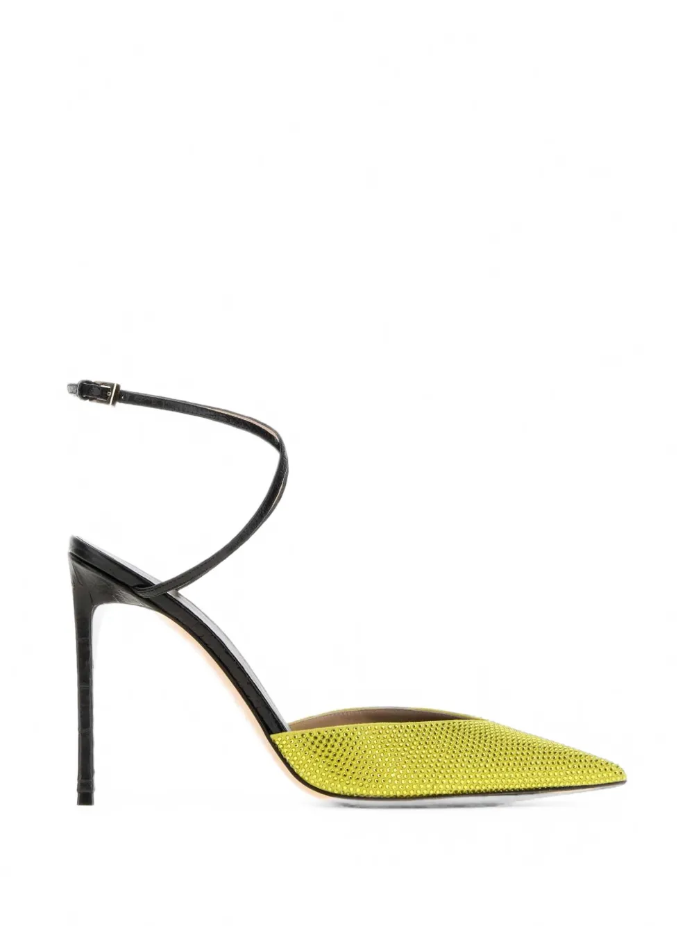 TOM FORD crystal-embellished leather pumps | Yellow | Image 1