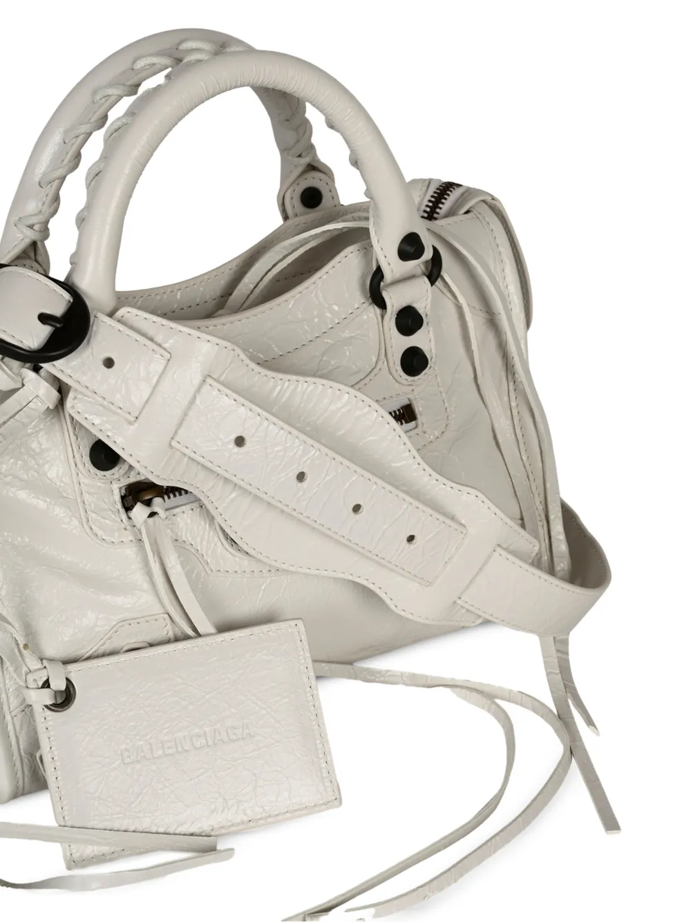 Balenciaga City kleine shopper Wit