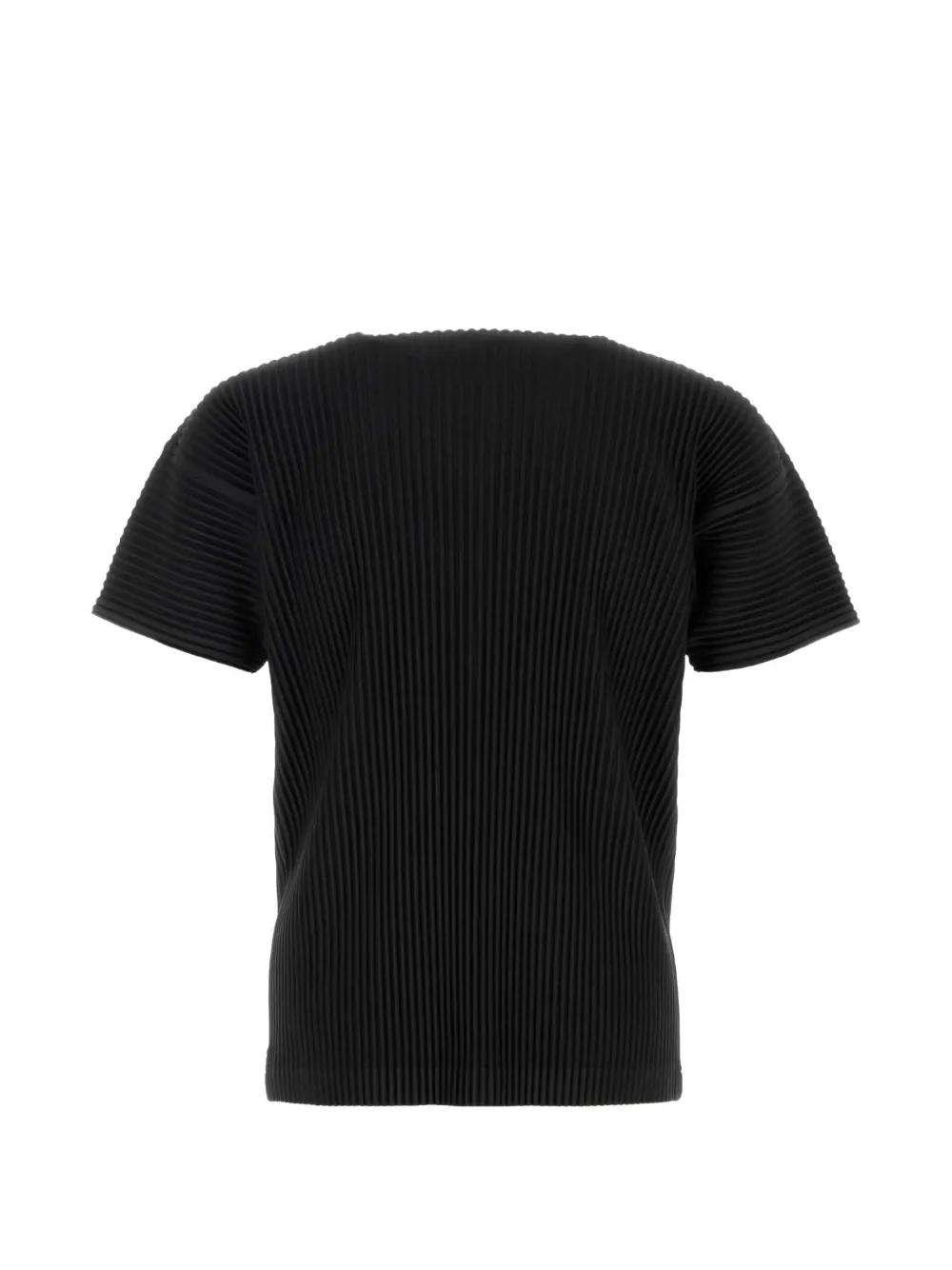 Homme Plissé Issey Miyake pleated T-shirt Zwart