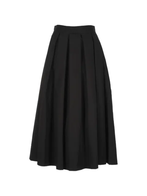 Filippa K pleated A-line midi skirt