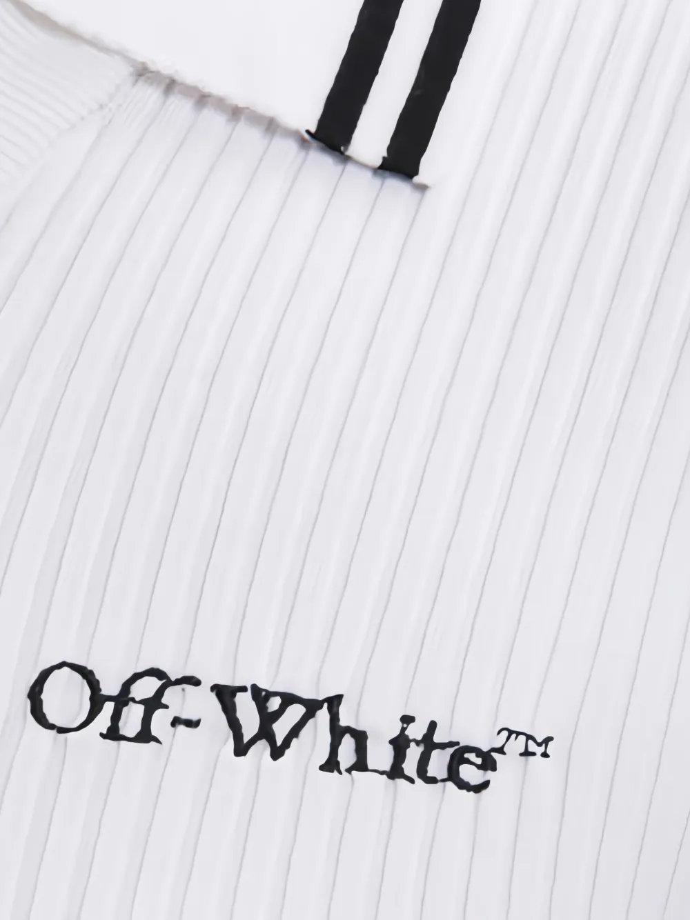 Off-White Top met geborduurd logo Wit