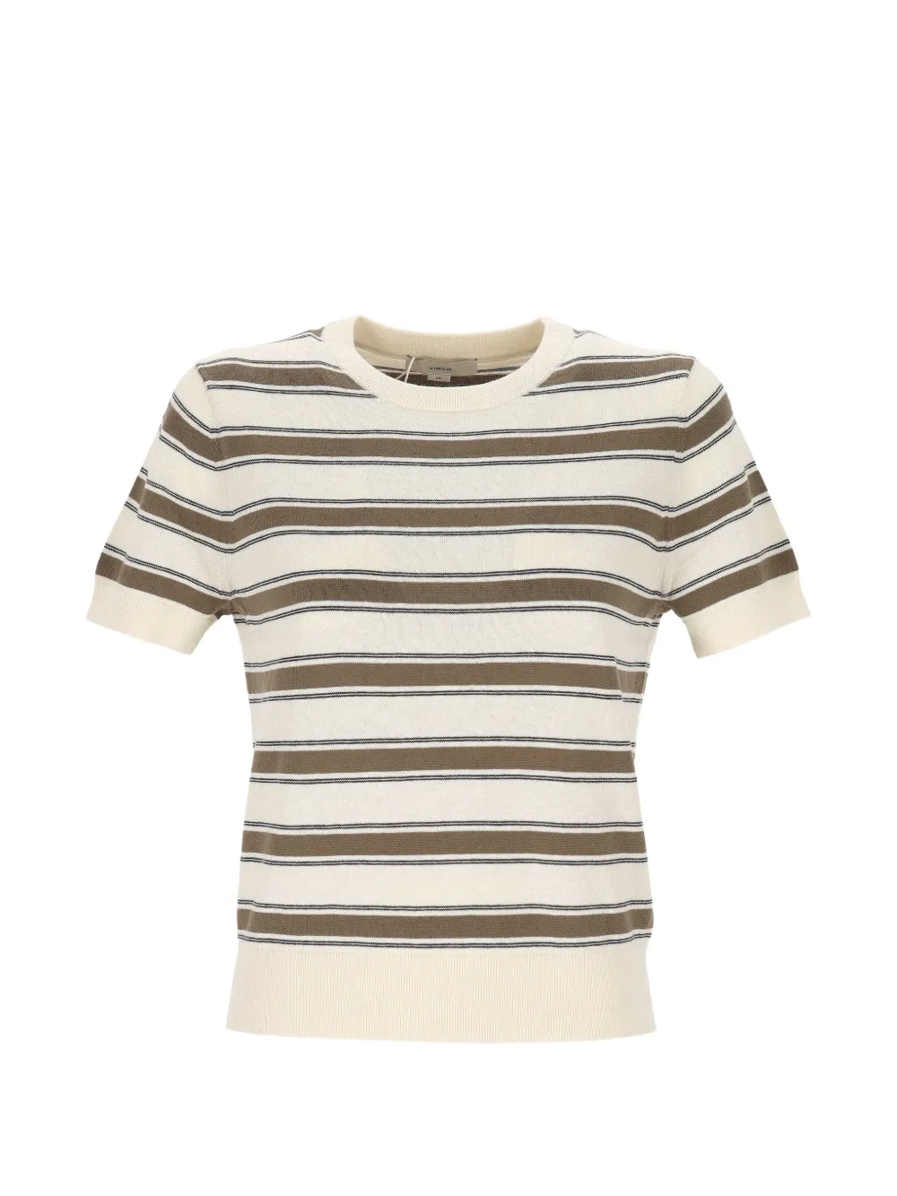 Vince striped short-sleeved t-shirt