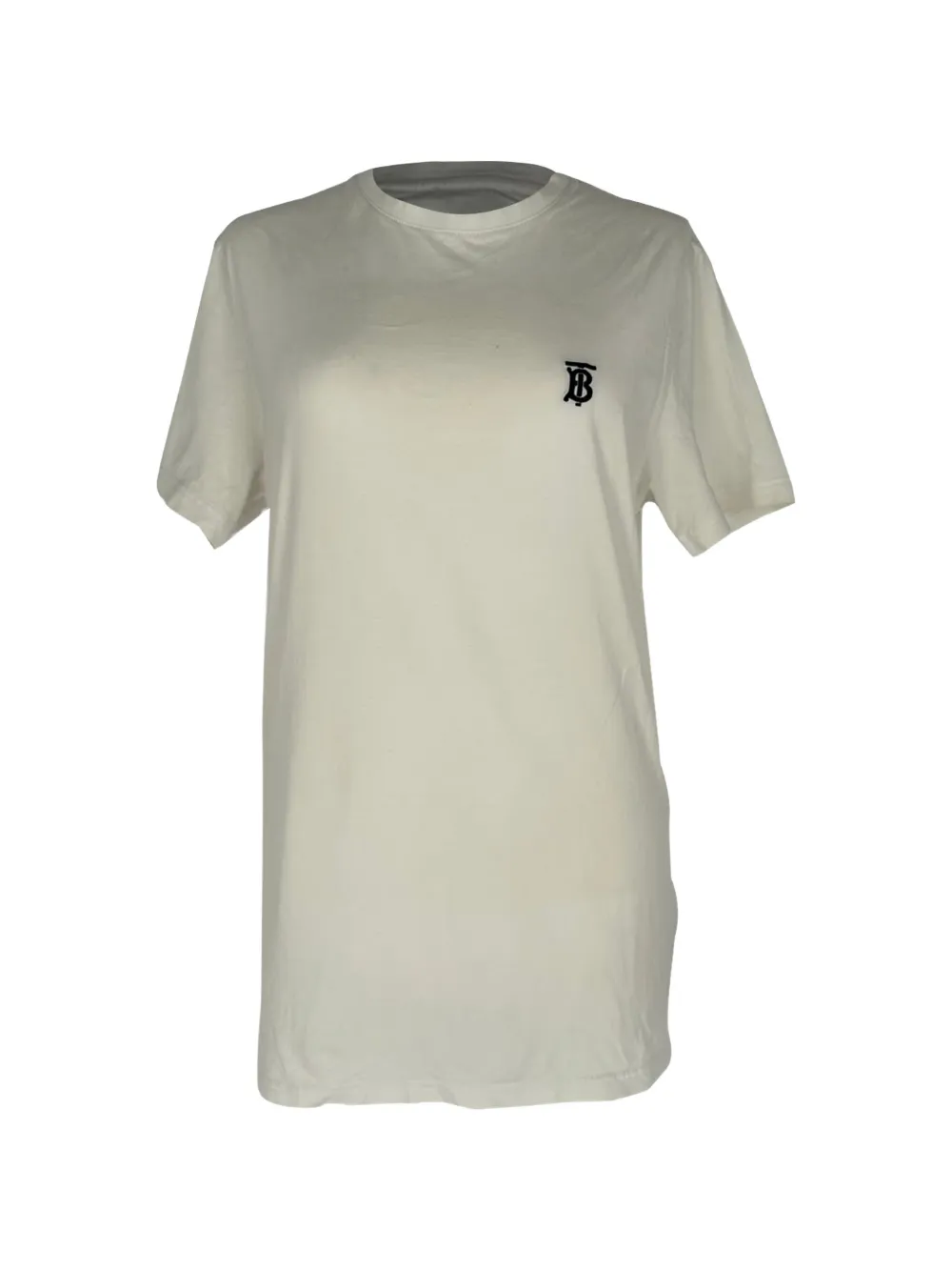 Burberry Pre-Owned Logo-embroidered T-shirt - Toni neutri