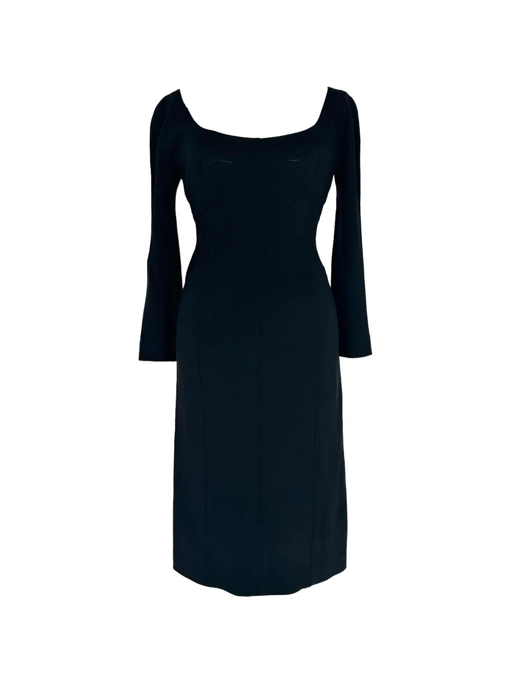 Dolce & Gabbana Pre-Owned long-sleeve midi dress - Black