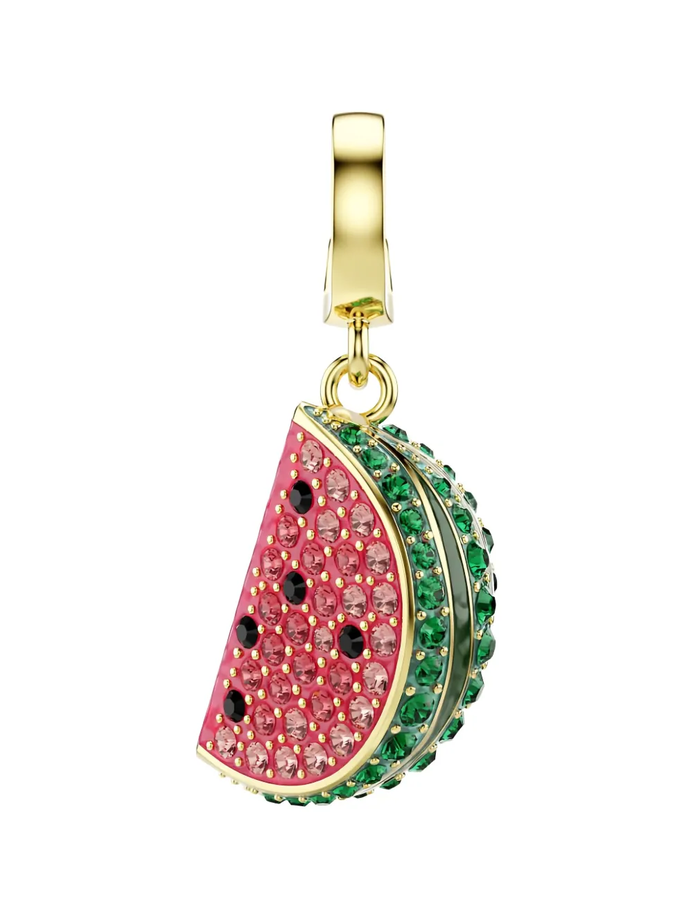 Swarovski crystal-embellished watermelon keyring · OS