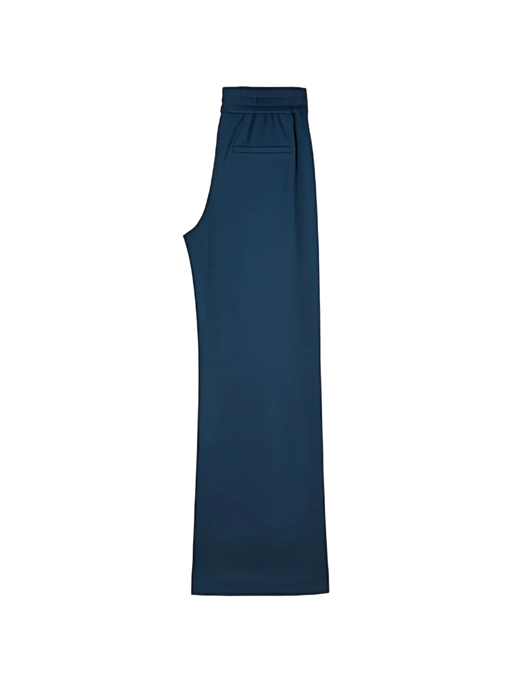 Patrizia Pepe Broek met wijde pijpen en ritssluiting Blauw