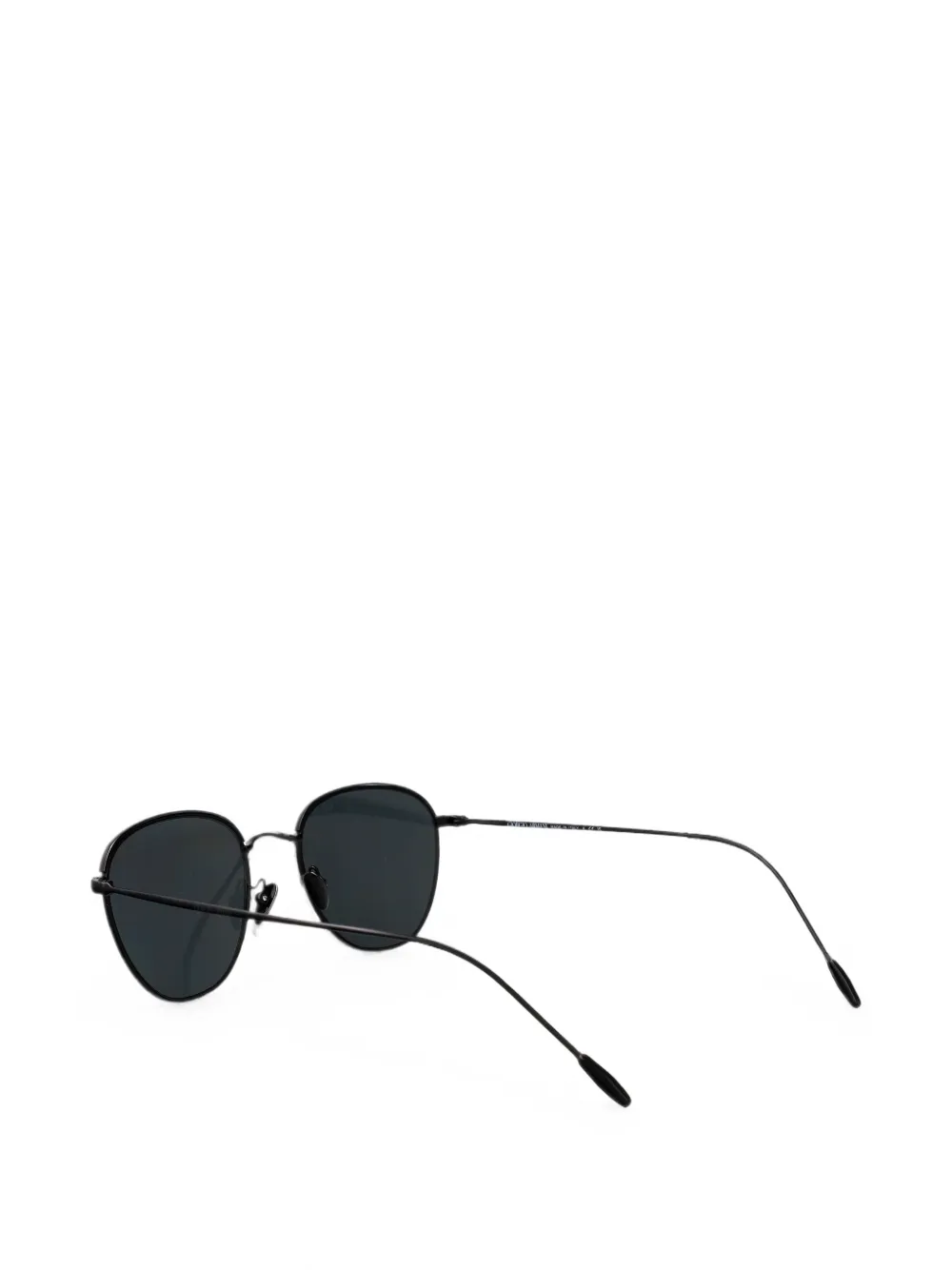 Giorgio Armani Zonnebril met rond montuur Zwart