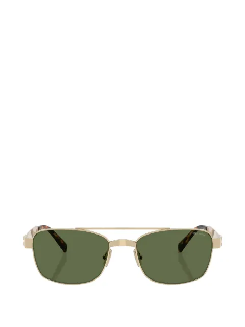 Miu Miu Eyewear logo-plaque rectangle-frame sunglasses