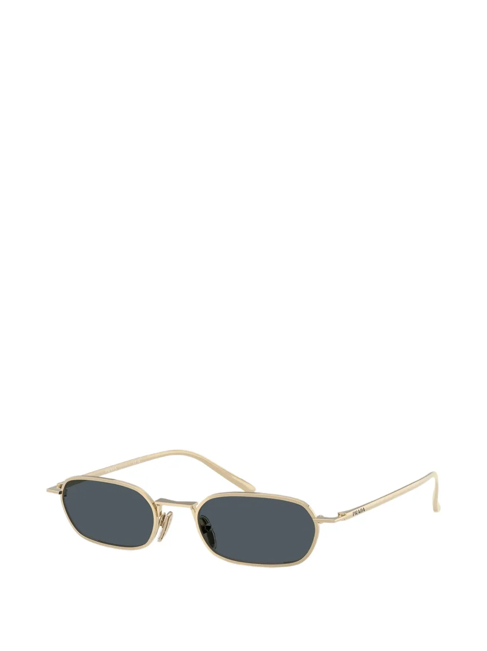 Prada Eyewear Zonnebril met neuspads Goud