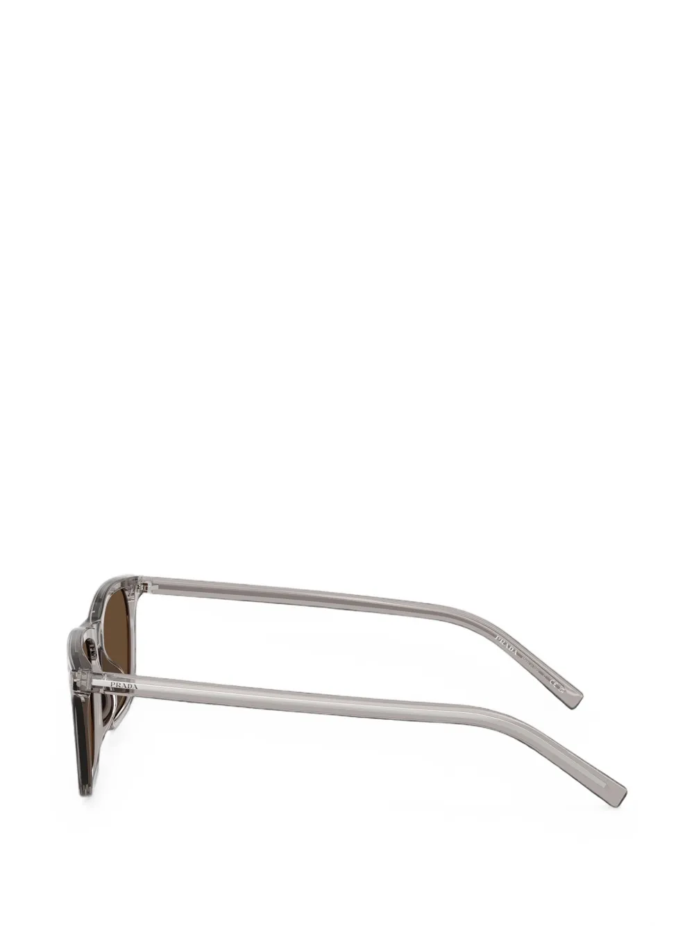 Prada Eyewear Zonnebril met rechthoekig montuur Grijs