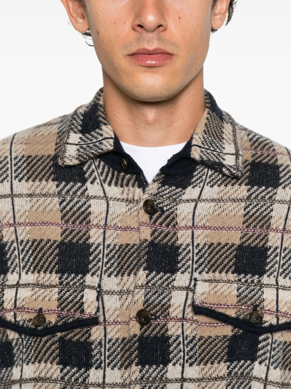 Guest In Residence Button-up shirt Beige
