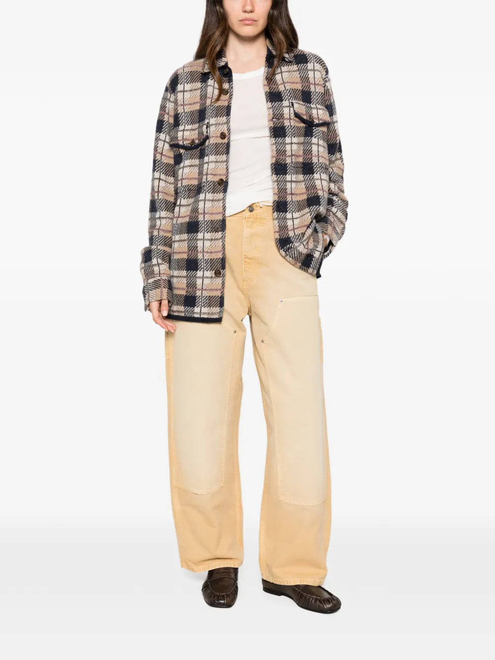 Guest In Residence Button-up shirt Beige