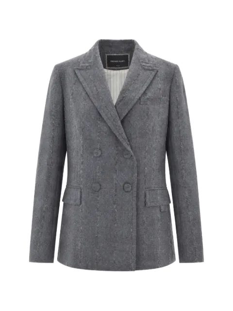Fabiana Filippi double-breasted pinstripe jacket