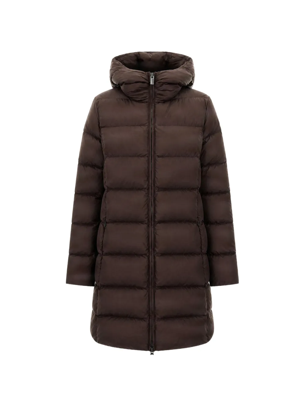 Colmar Quilted Hooded Coat In Braun