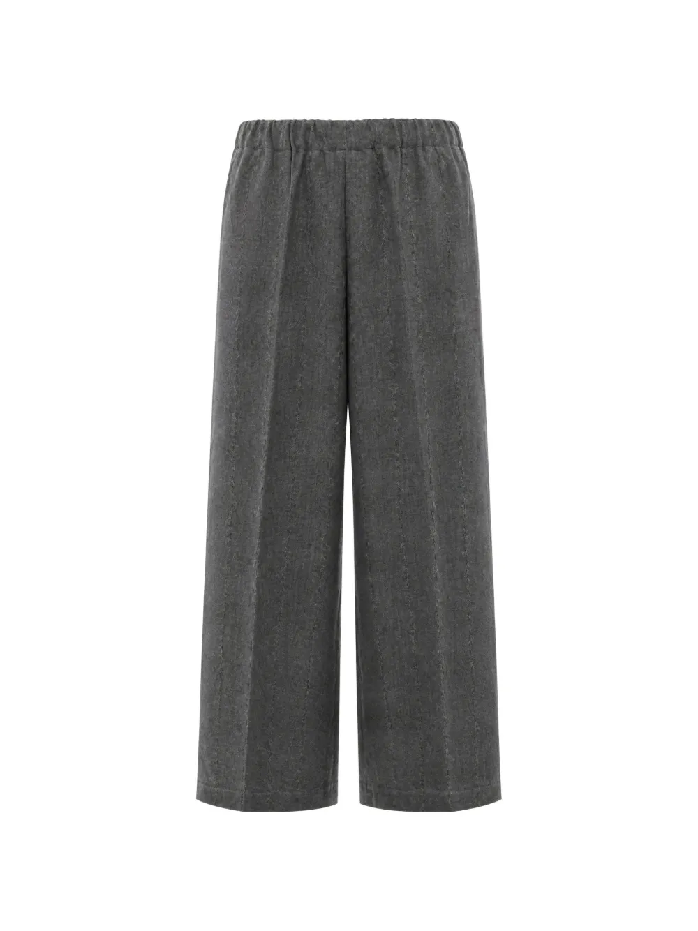 Fabiana Filippi pinstripe-pattern elasticated-waist trousers - Grigio