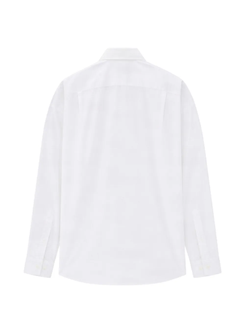Marni logo-embroidered chest-pocket shirt Wit