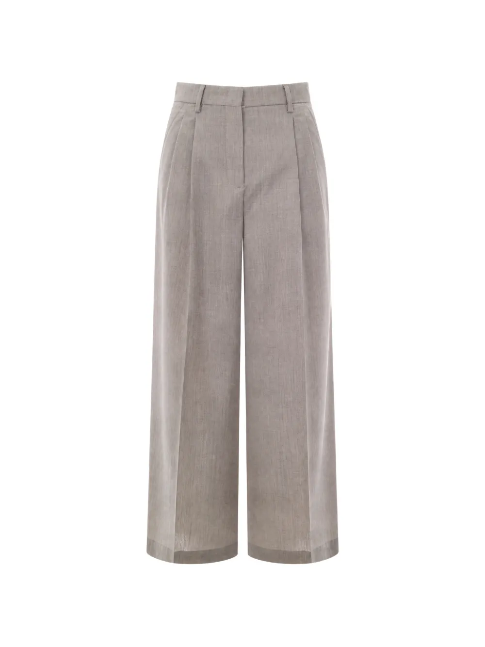 Max Mara pleated virgin-wool trousers - Toni neutri