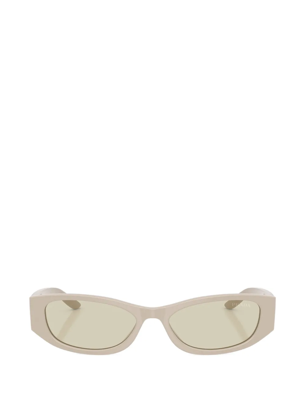 Prada Eyewear geometric-frame sunglasses Beige
