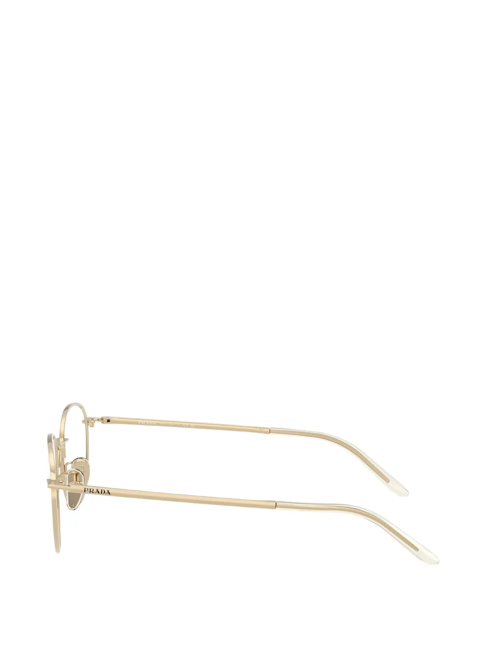 Prada Eyewear Bril met rond montuur Goud