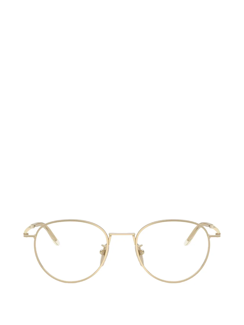 Prada Eyewear Bril met rond montuur Goud