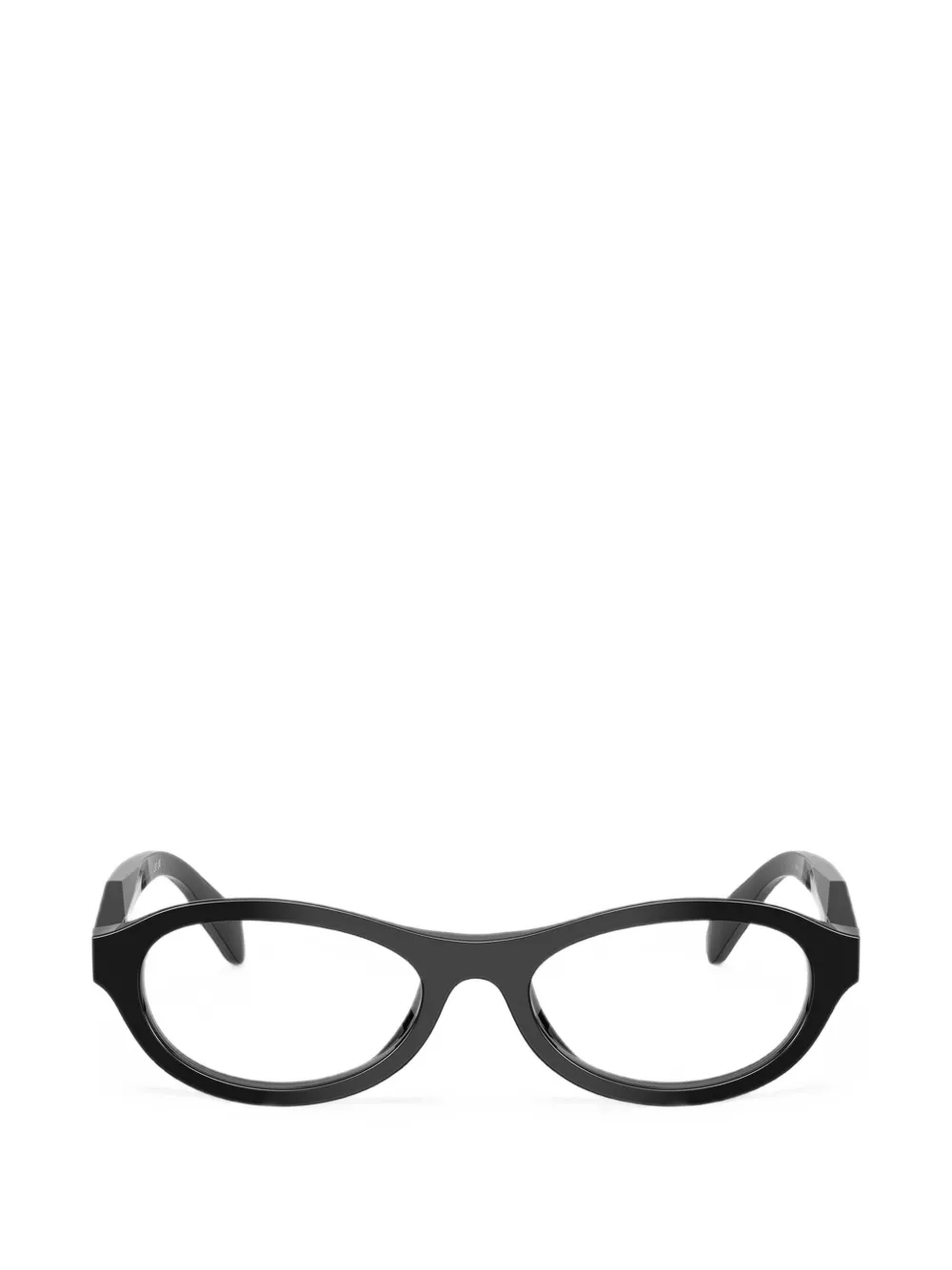 Prada Eyewear oval-frame glasses - Nero