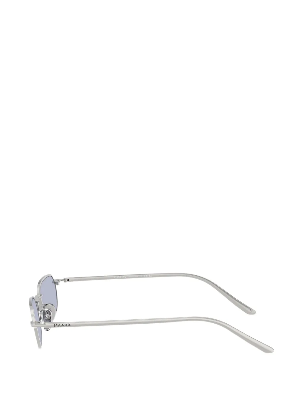 Prada Eyewear Zonnebril met geometrisch montuur Zilver
